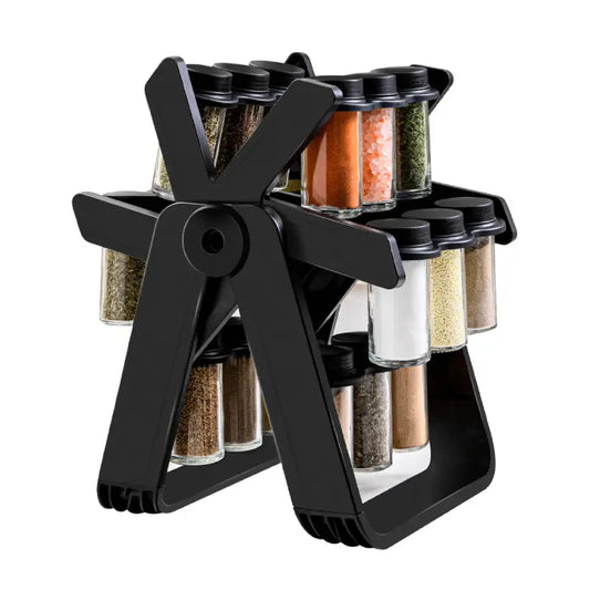 Estante giratorio Ferris Wheel para especias de acero