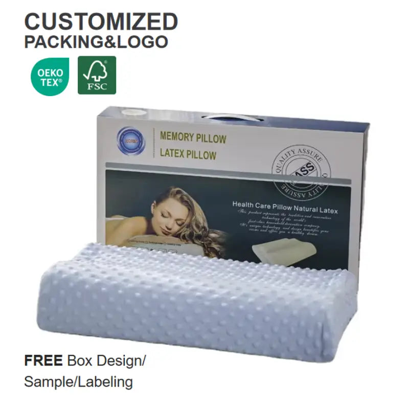 Almohada ortopédica que refresca y soporta cuello y hombros