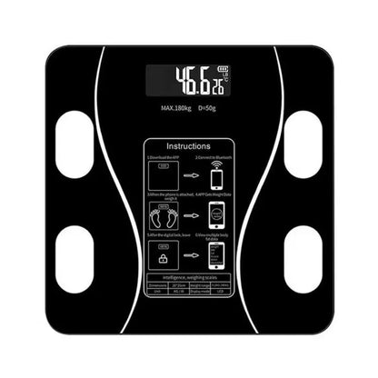Báscula inteligente de grasa corporal con pantalla LED