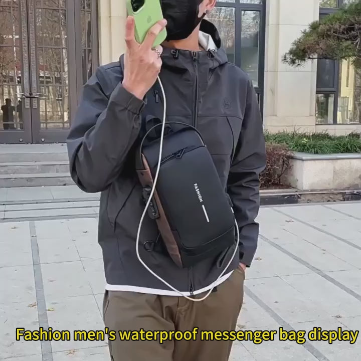 Bolso cruzado ligero estilo deportivo moderno