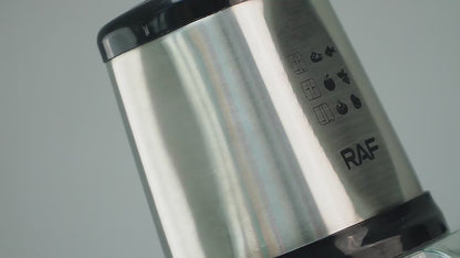 RAF Procesador de Alimentos Multifuncional 1000 W – Cuatro Cuchillas Espirales (3 L)