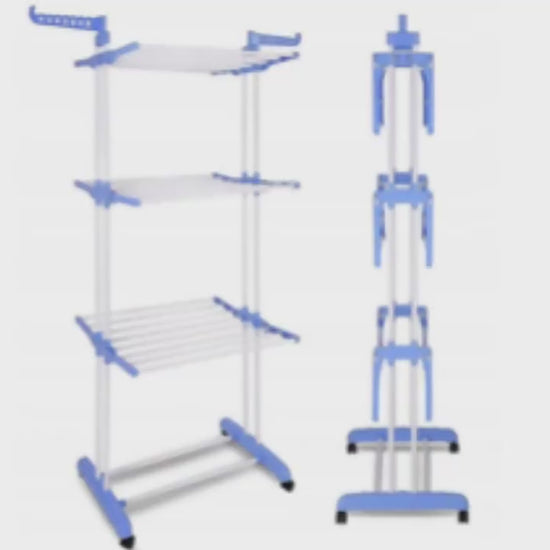 Tendedero plegable resistente y portátil para lavandería