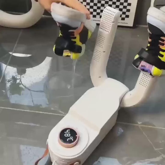 Secador de zapatos portátil antibacterial con aire caliente