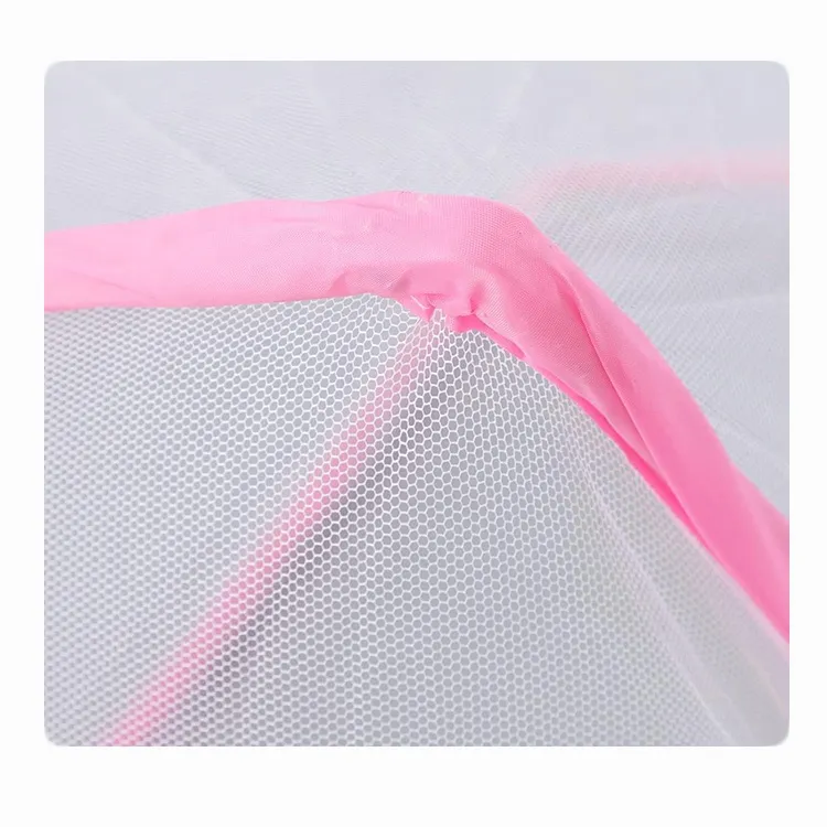 Estructura flexible y base del mosquitero portátil para colchón.